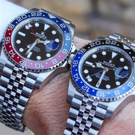 rolex batman vs pepsi price|116710 vs 126710.